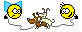 Hunde spielen